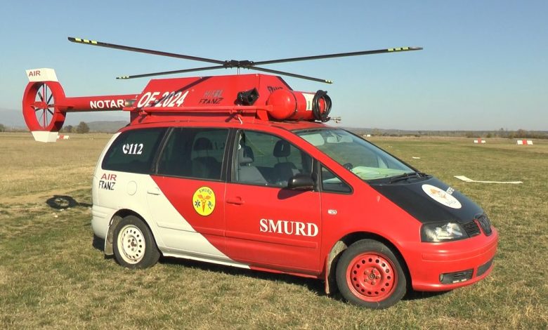 Prima maşină elicopter din România