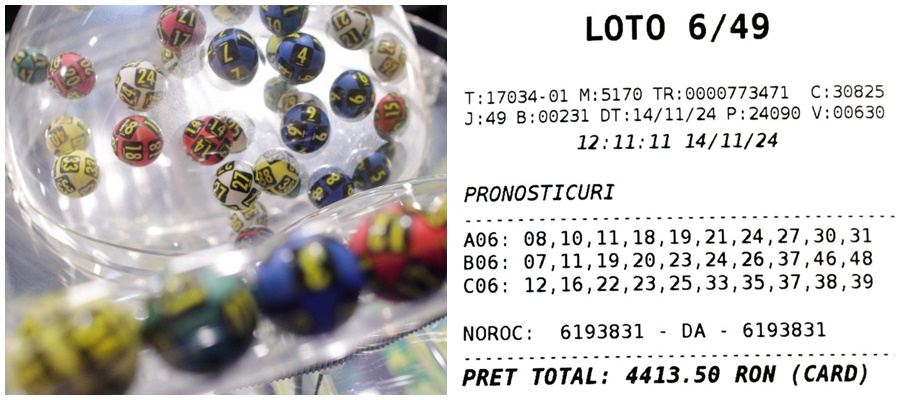 Gălăţeanul care a câştigat marele premiu la Loto 6/49 şi-a ridicat banii