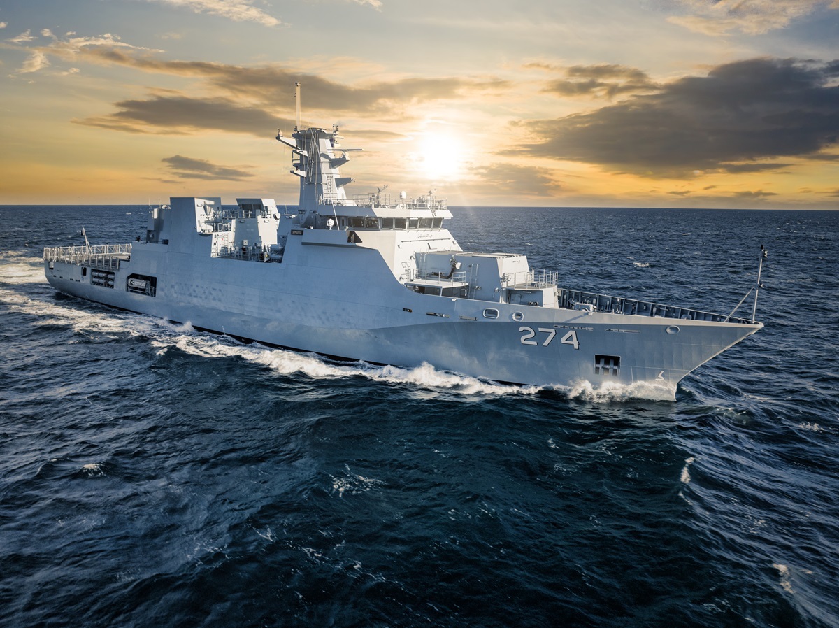 Damen a livrat al doilea OPV 2600 Marinei Pakistanului, construit la Galaţi