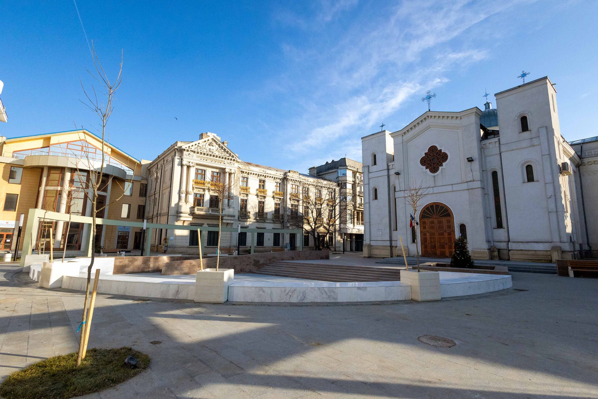 Galațiul, într-o continuă modernizare: Piațeta de la Biserica Greacă, încă un mare câștig