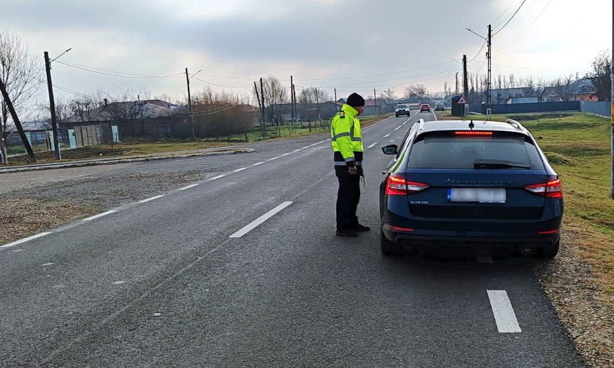 Haos pe şosea la Măstăcani, Galaţi. Autorul, băut bine
