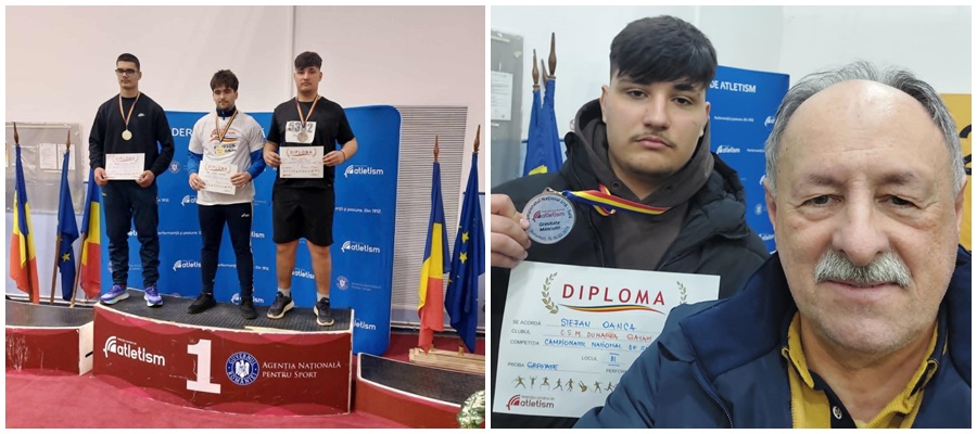 Atletism: Ştefan Oancă a cucerit bronzul la Naţionalele indoor