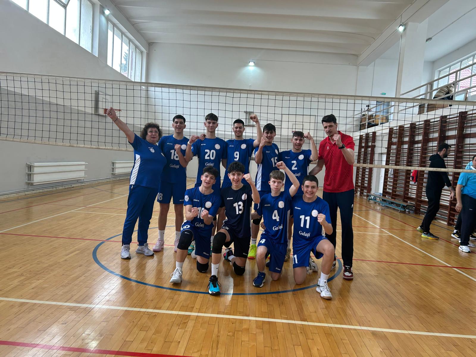 Volei: Juniorii Under 17 de la CSŞ CSM Arcada s-au calificat la turneul final Elită