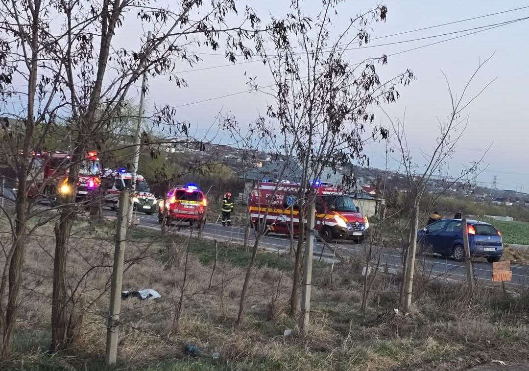 Galaţi: Accident cu victime la ieşire din Mihail Kogălniceanu! Şoferul era băut