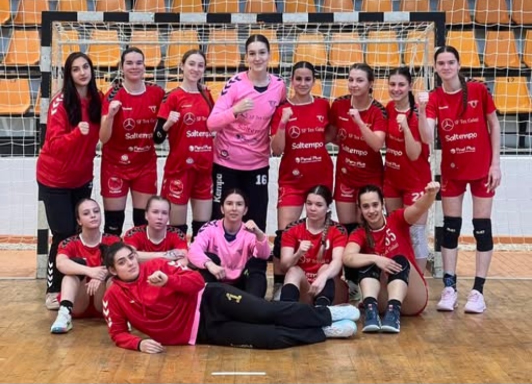 Handbalul juvenil gălăţean avansează! Junioarele mari de la ACS Lucian Bute şi CSM Galaţi s-au calificat pentru Top 16