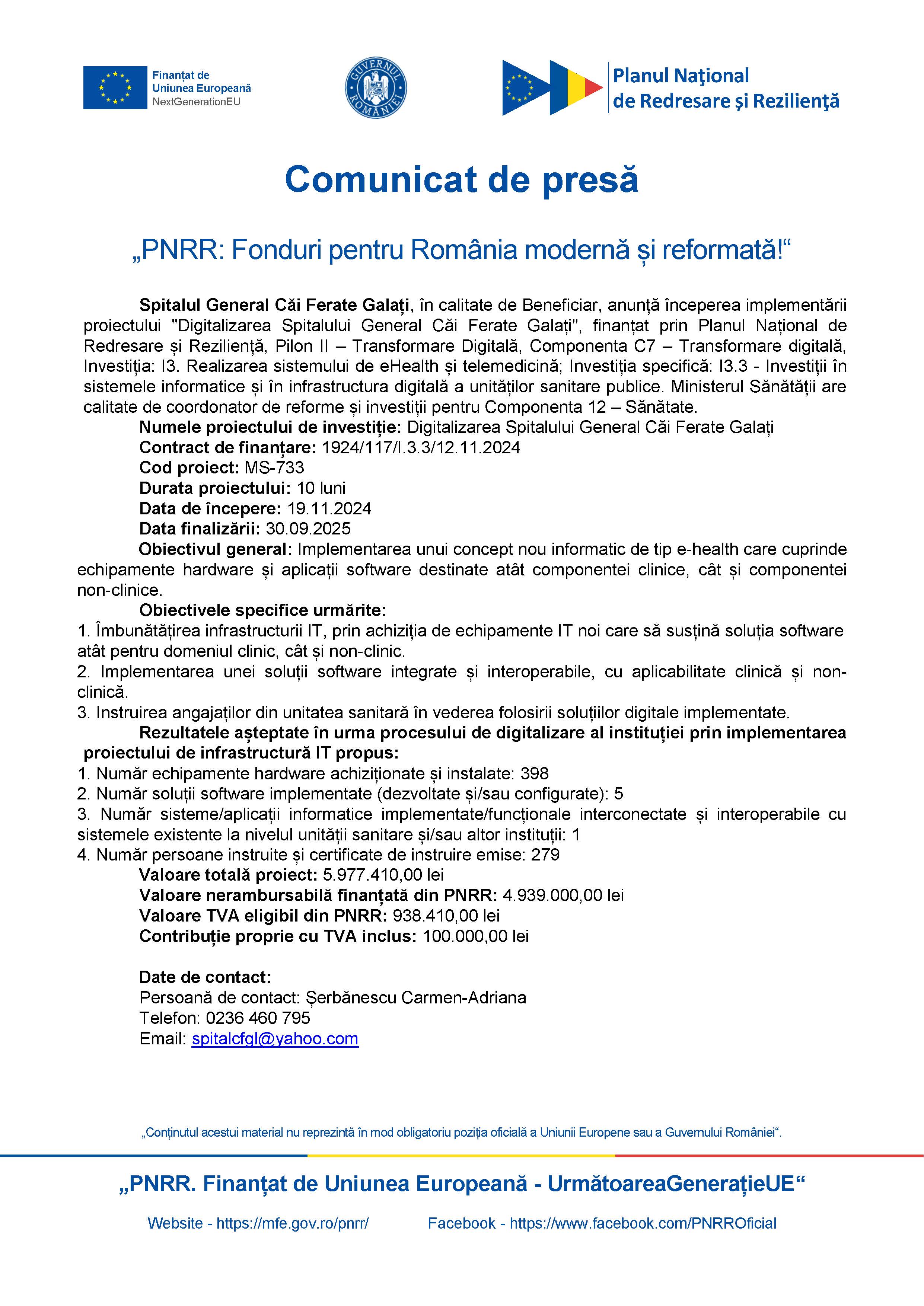 Comunicat de presă 28.03.2025
