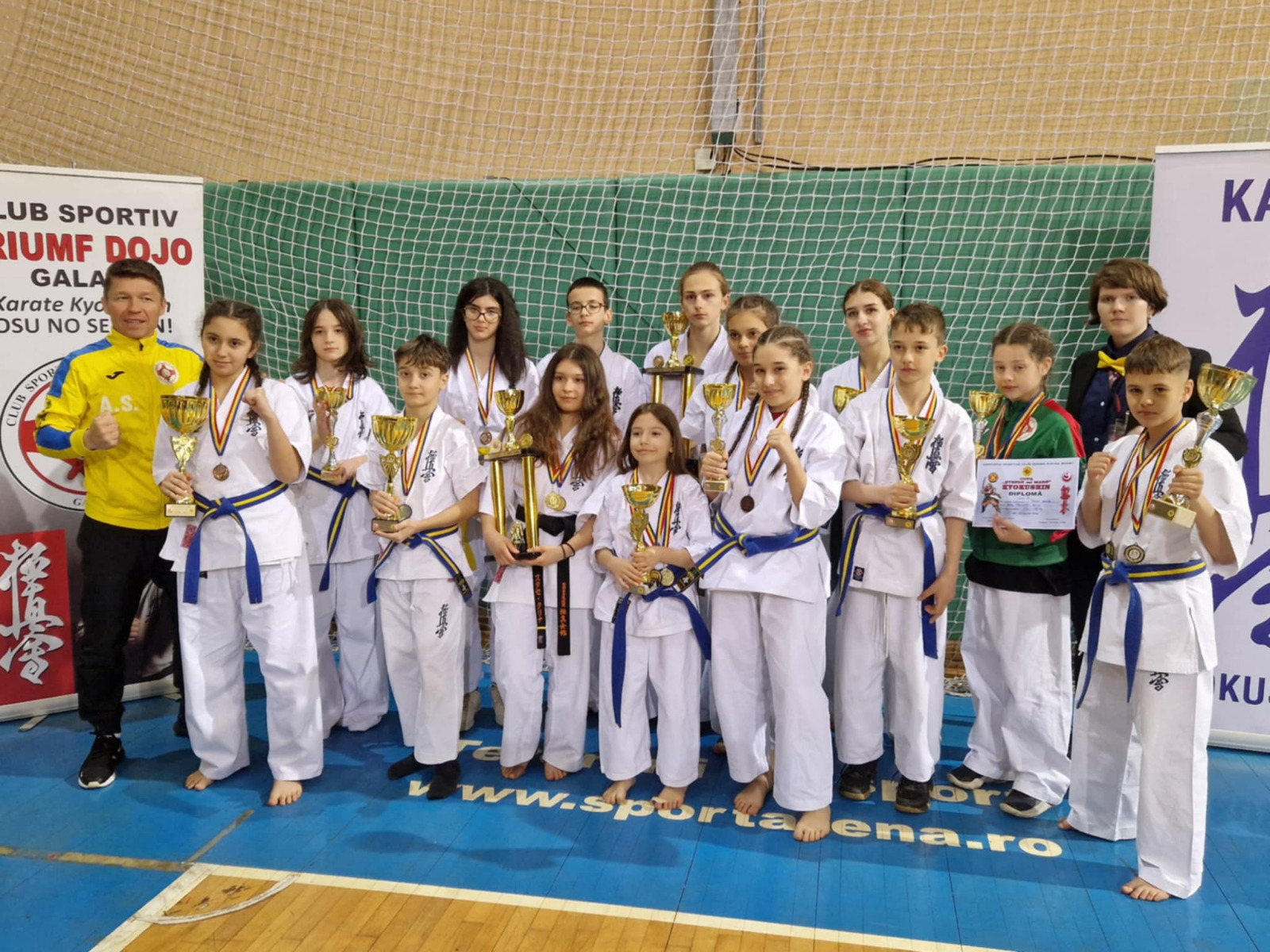 ACS Triumf Dojo Galaţi, primul loc în clasamentul general la Cupa Ştefan cel Mare