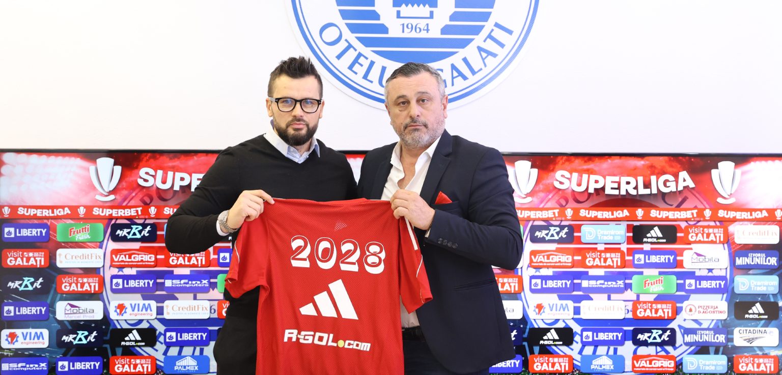 Parteneriatul dintre SC Oţelul Galaţi şi Adidas by R-Gol prelungit până în 2028