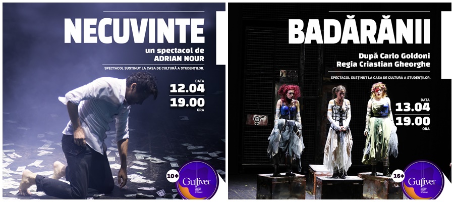 Weekend cu spectacole îndrăgite la GULLIVER - Teatrul Familiei Tale