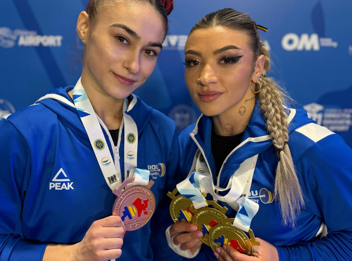 Haltere: Românca Mihaela Valentina Cambei, triplă campioană europeană la Chişinău