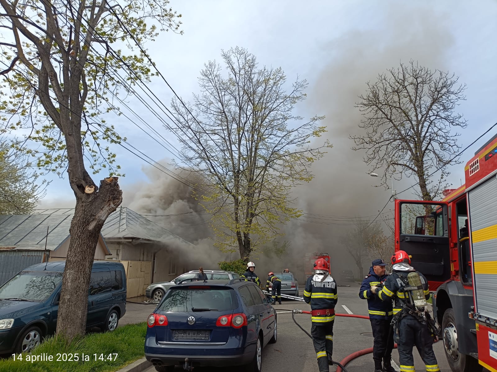 VIDEO: Incendiu pe str. Lozoveni din Galaţi - UPDATE
