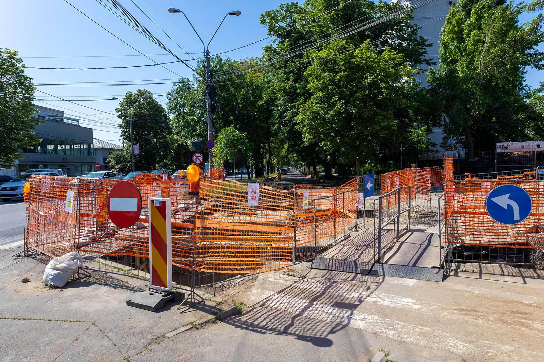 De joi, trafic închis pe bdul Coşbuc până la jumătatea lunii mai