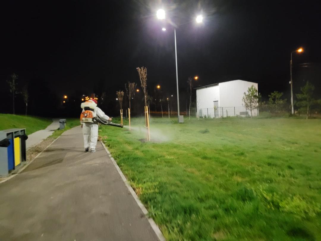 O nouă acţiune de dezinsecţie în Galaţi