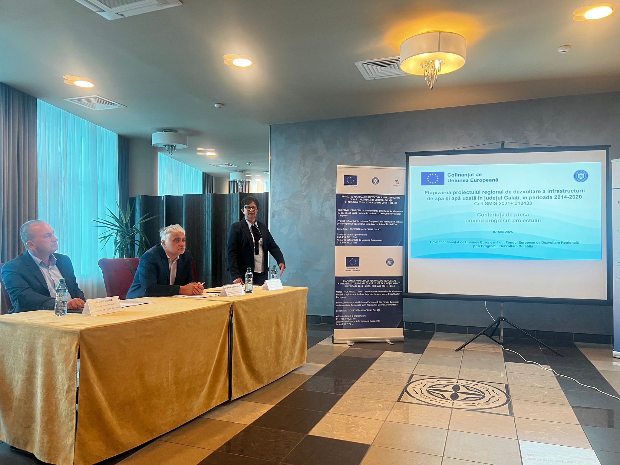Apă şi canalizare pentru încă peste 24.000 de locuitori din 6 comune din judeţul Galaţi