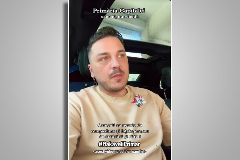 Influencerul Makaveli anunţă că va candida la Primăria Capitalei dacă Nicuşor Dan ajunge preşedinte