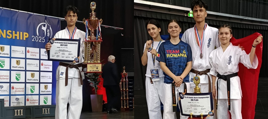 Kamikaze Dojo Galaţi şi Tora Kyokushin la Campionatul Mondial de Karate Kyokushin IFK. Bronz mondial pentru Dennis Mirovici