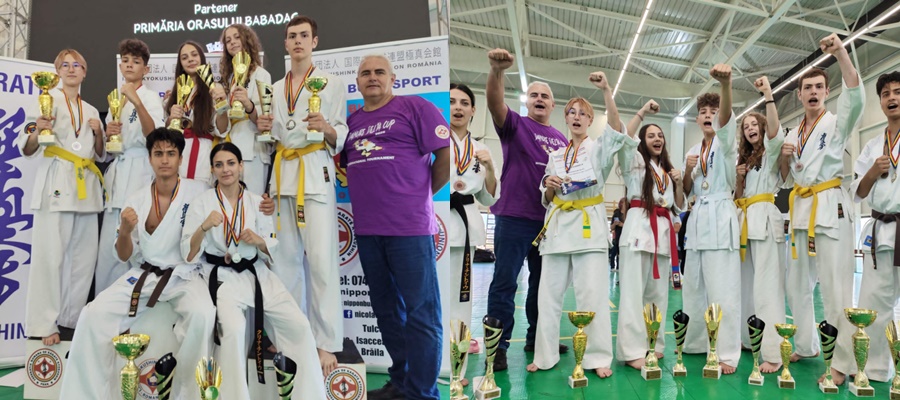 11 medalii pentru gălăţenii de la Tora Kyokushin la „Danube Delta Cup International”