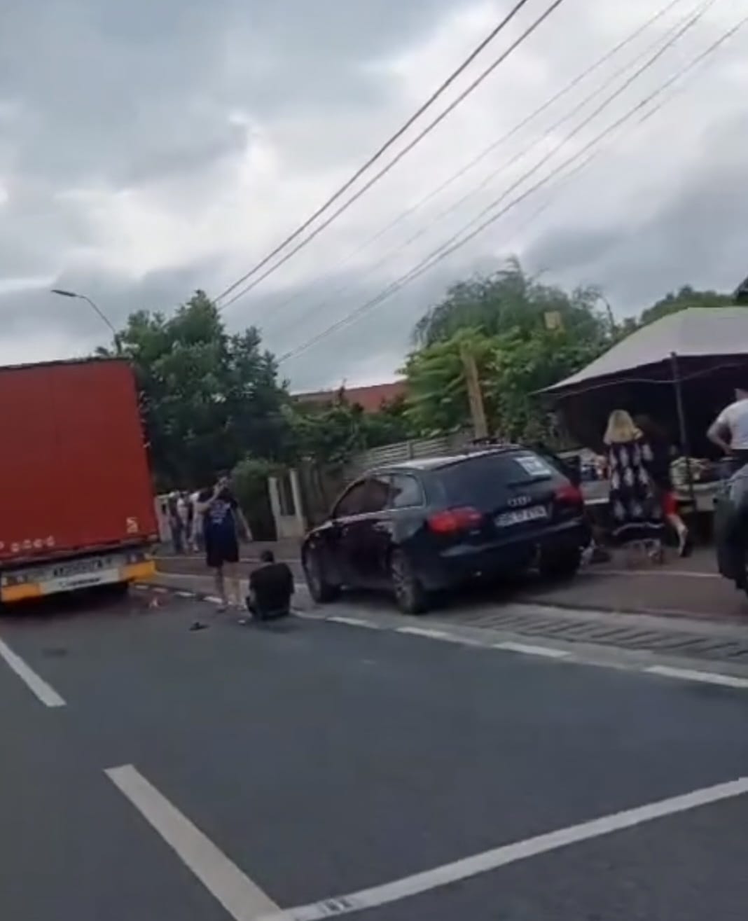 Lovit de TIR, a rămas fără un picior! Grav accident la Vărsătura, Brăila