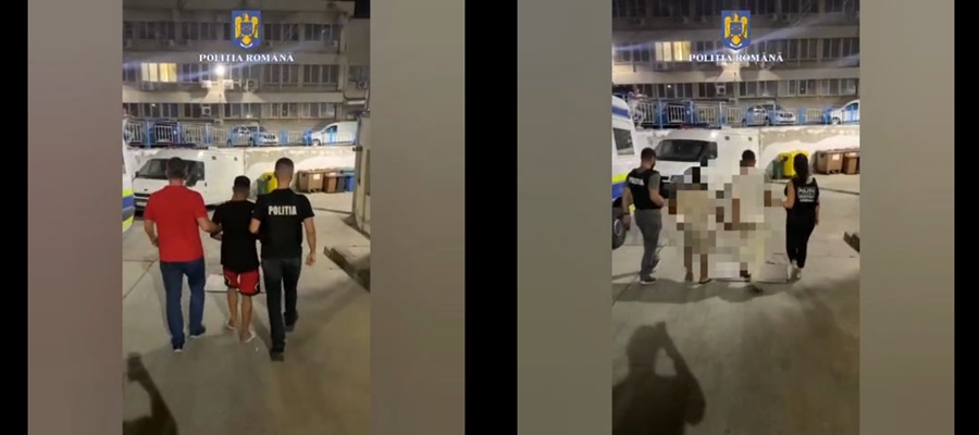 VIDEO: Un adolescent de 16 ani plus doi tineri de 18 şi 23 de ani, arestaţi preventiv pentru tâlhării şi furturi în serie, la Brăila