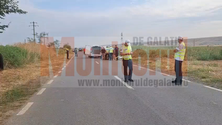 VIDEO: Accident mortal cu maşina de poliţie la ieşirea din Pechea