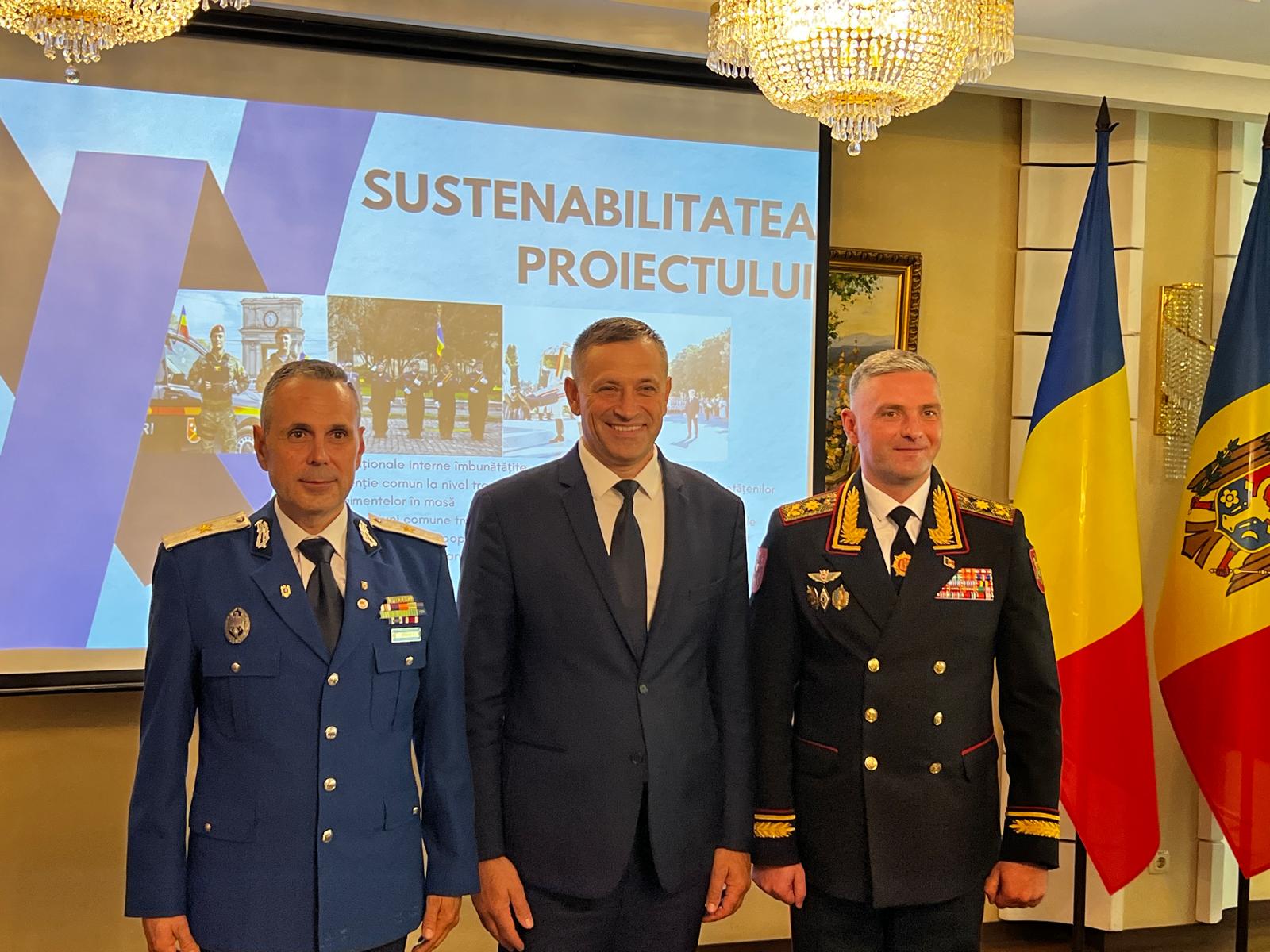Jandarmeria Galaţi, alături de Carabinierii din Moldova şi SPPS, în proiectul transfrontalier „PEGASUS”