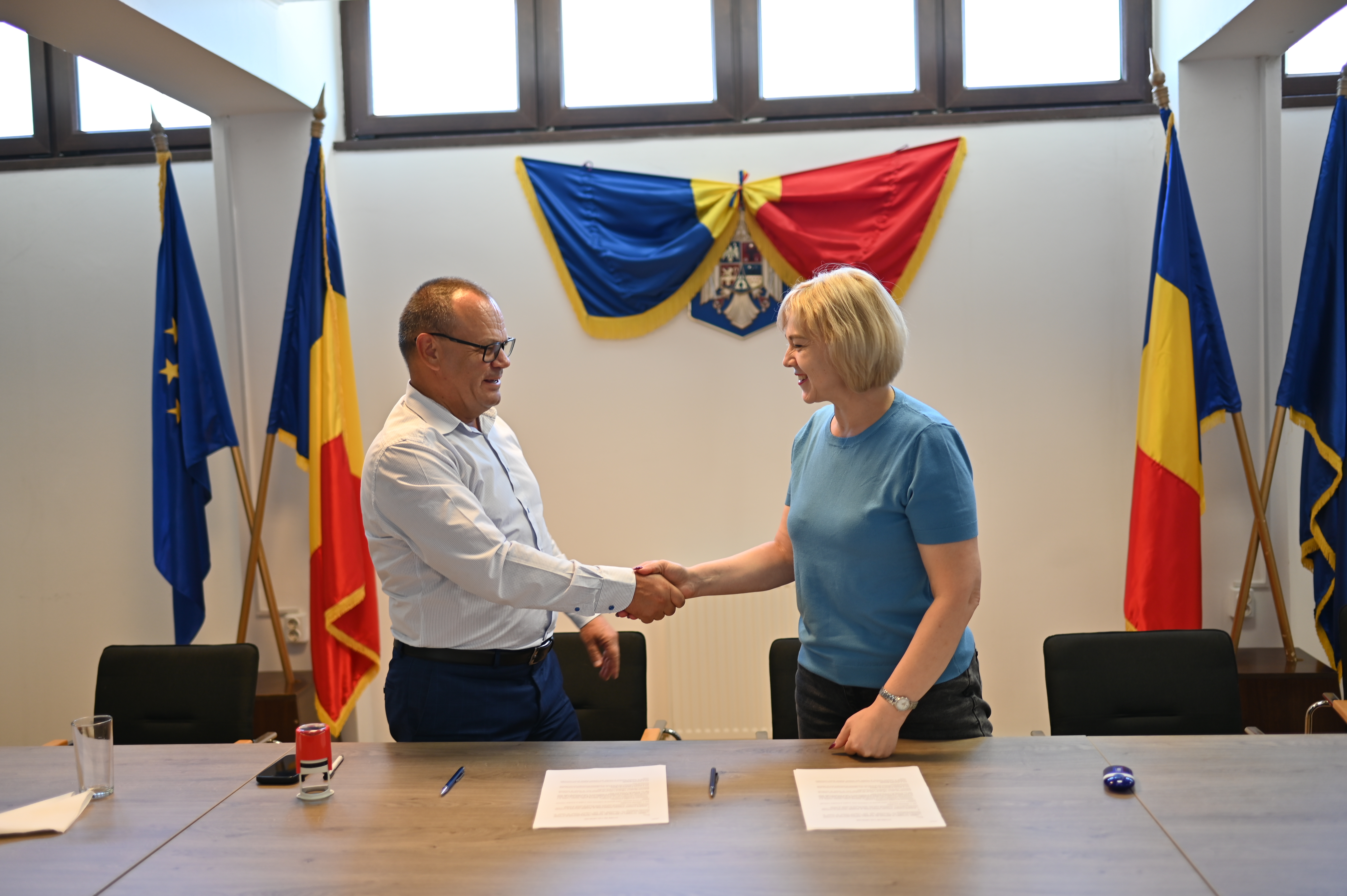 FOTO: Primăria Tuluceşti, acord de cooperare cu Alianţa Asociaţiilor de Băştinaşi din Republica Moldova