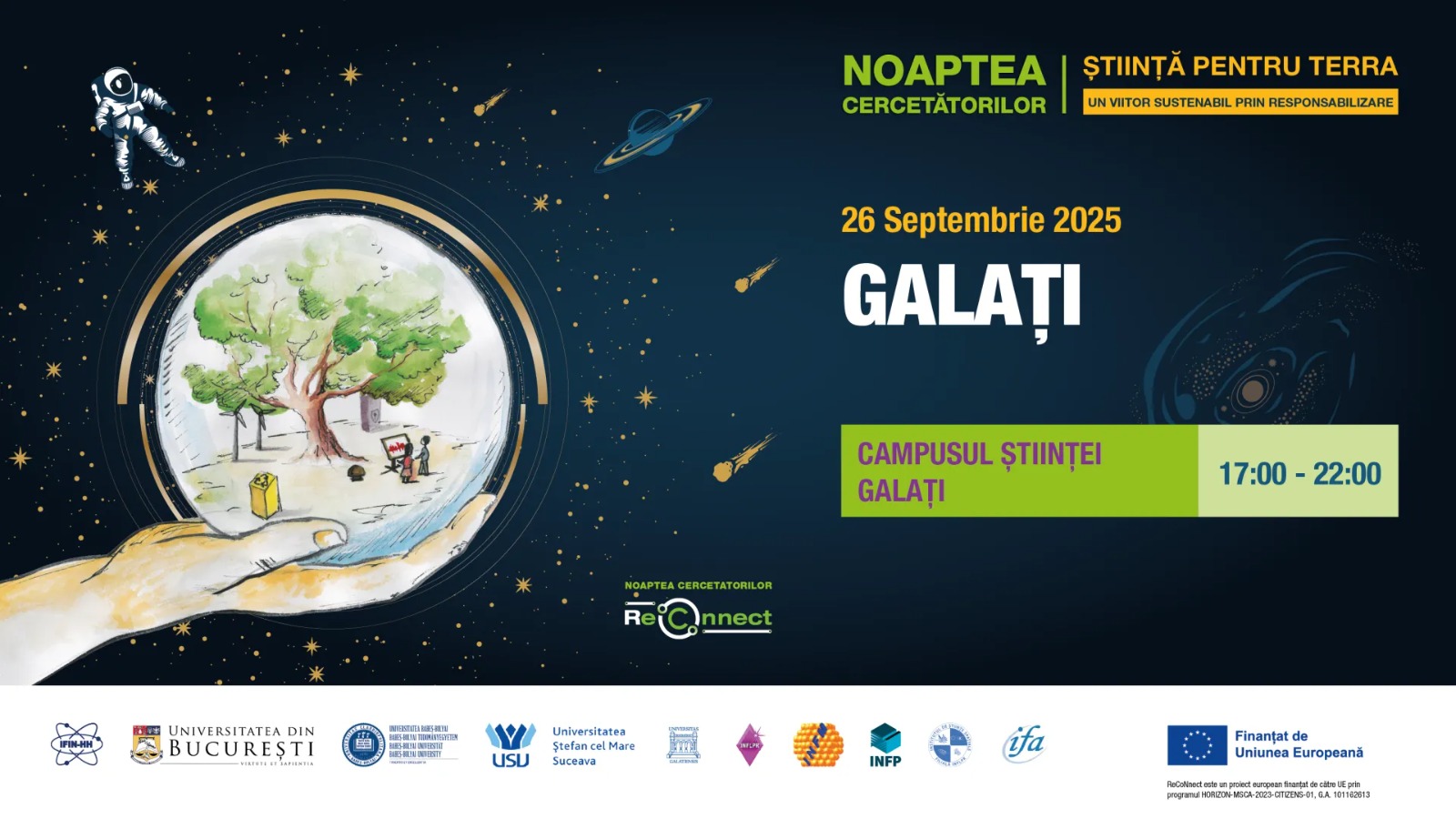 Noaptea Cercetătorilor 2025, la Galaţi