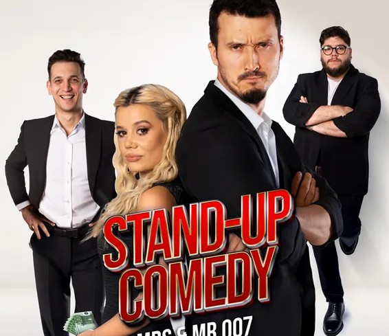 Misiune de comedie la Galaţi! Anisia Gafton şi Serghei vin cu show-ul „Mrs & Mr 007” la ST.UP PUB