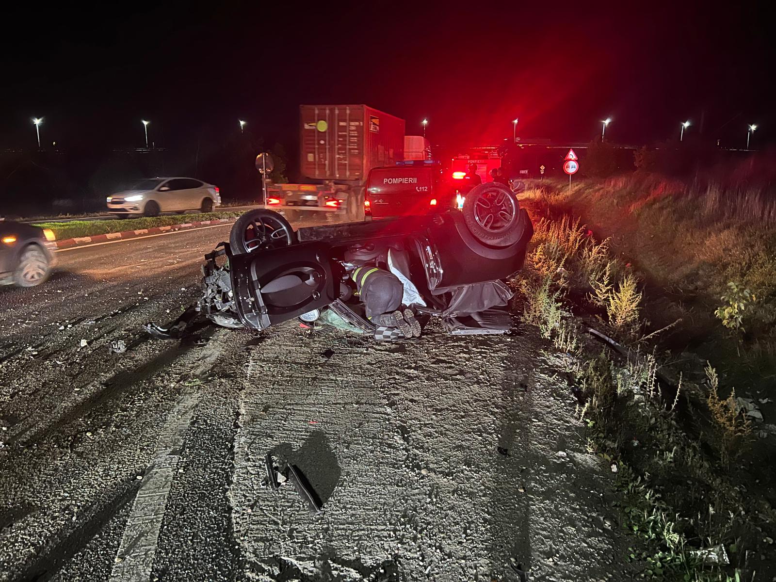Alcoolemie uriaşă în cazul şoferului mort după accidentul de la Tecuci