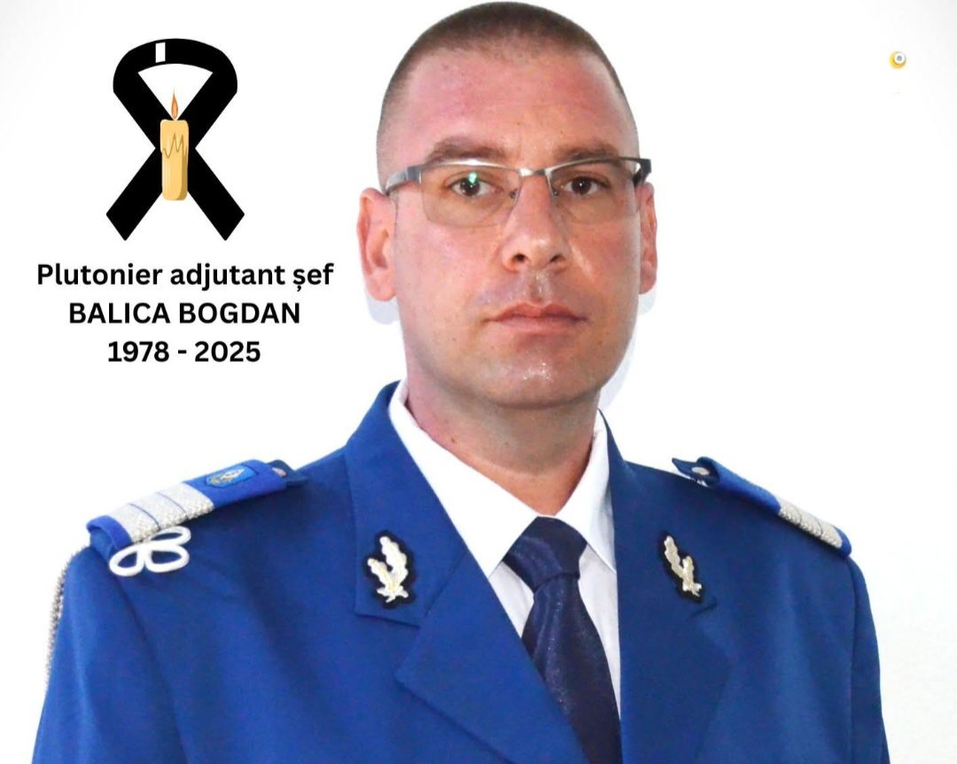 Doliu la Jandarmeria Galați! Plutonierul adjutant șef Bogdan Balica s-a stins din viață la doar 46 de ani