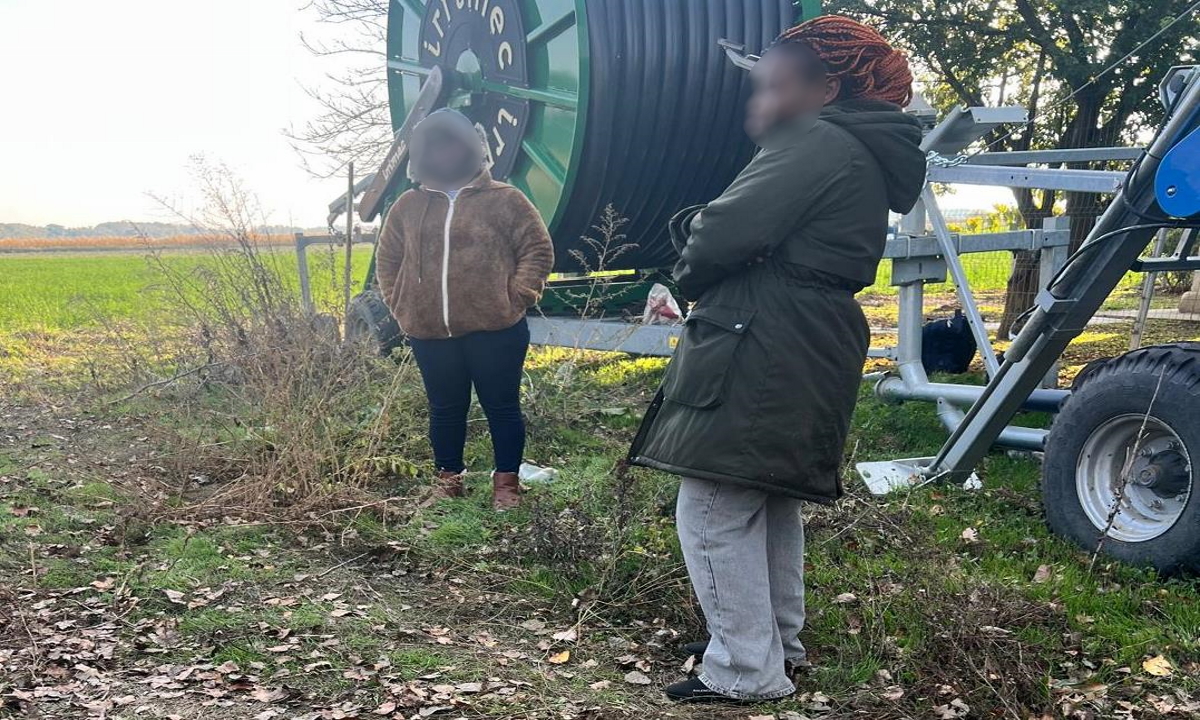 FOTO: Africani reţinuţi la Galaţi! Au intrat ilegal în România, traversând înot Prutul
