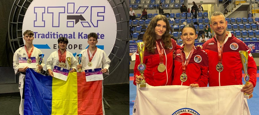 10 medalii pentru karateka de la Meikyo şi Kodo care au reprezentat România la Campionatul European