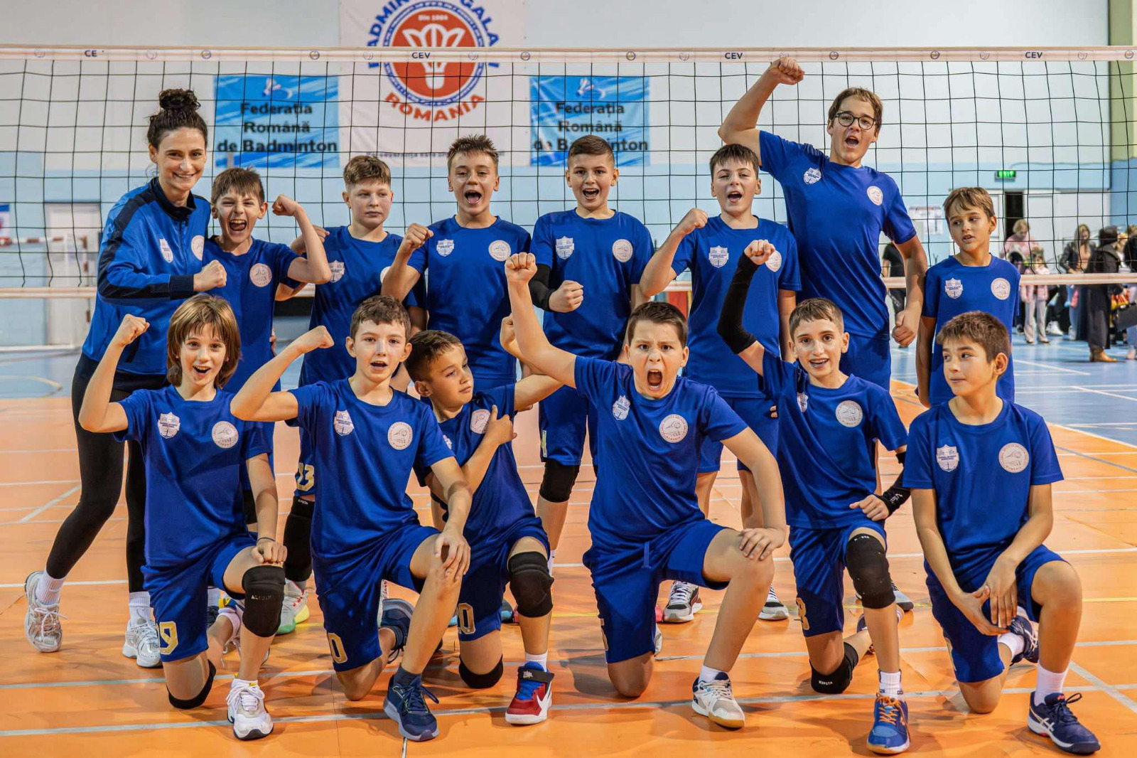 Volei juvenil gălăţean: Cei mai mici voleibalişti Under 13 de la CSM Arcada au câştigat toate meciurile de la Galaţi