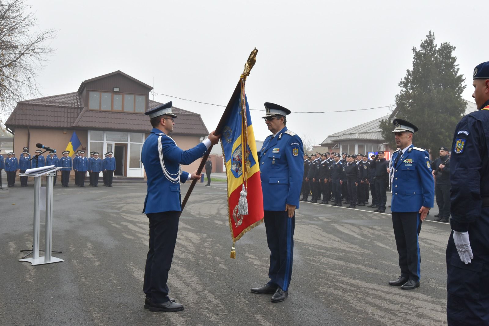 Colonelul Daniel Muşat, noul comandant al Jandarmeriei Galaţi