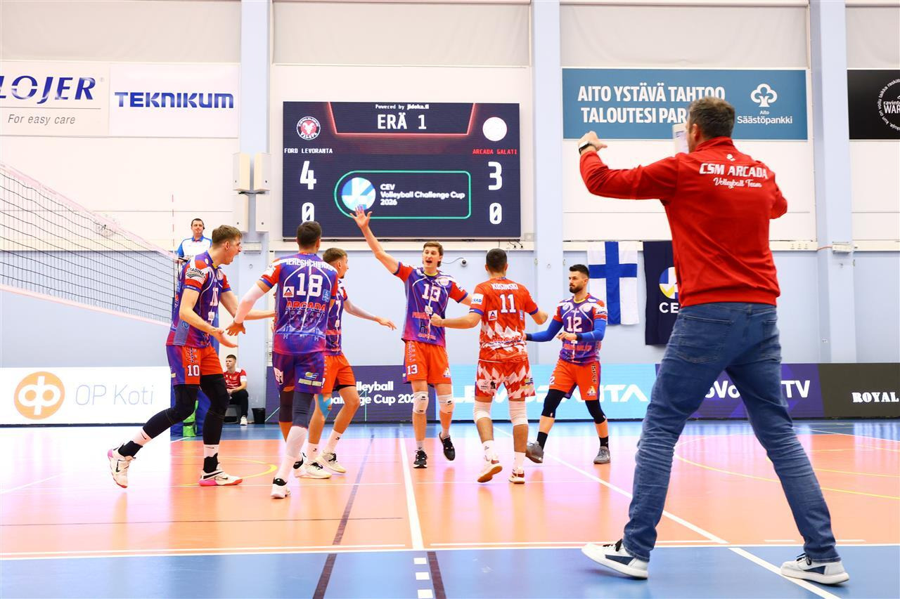 CSM Arcada se va duela cu Benfica Lisabona în 16-imile Challenge Cup