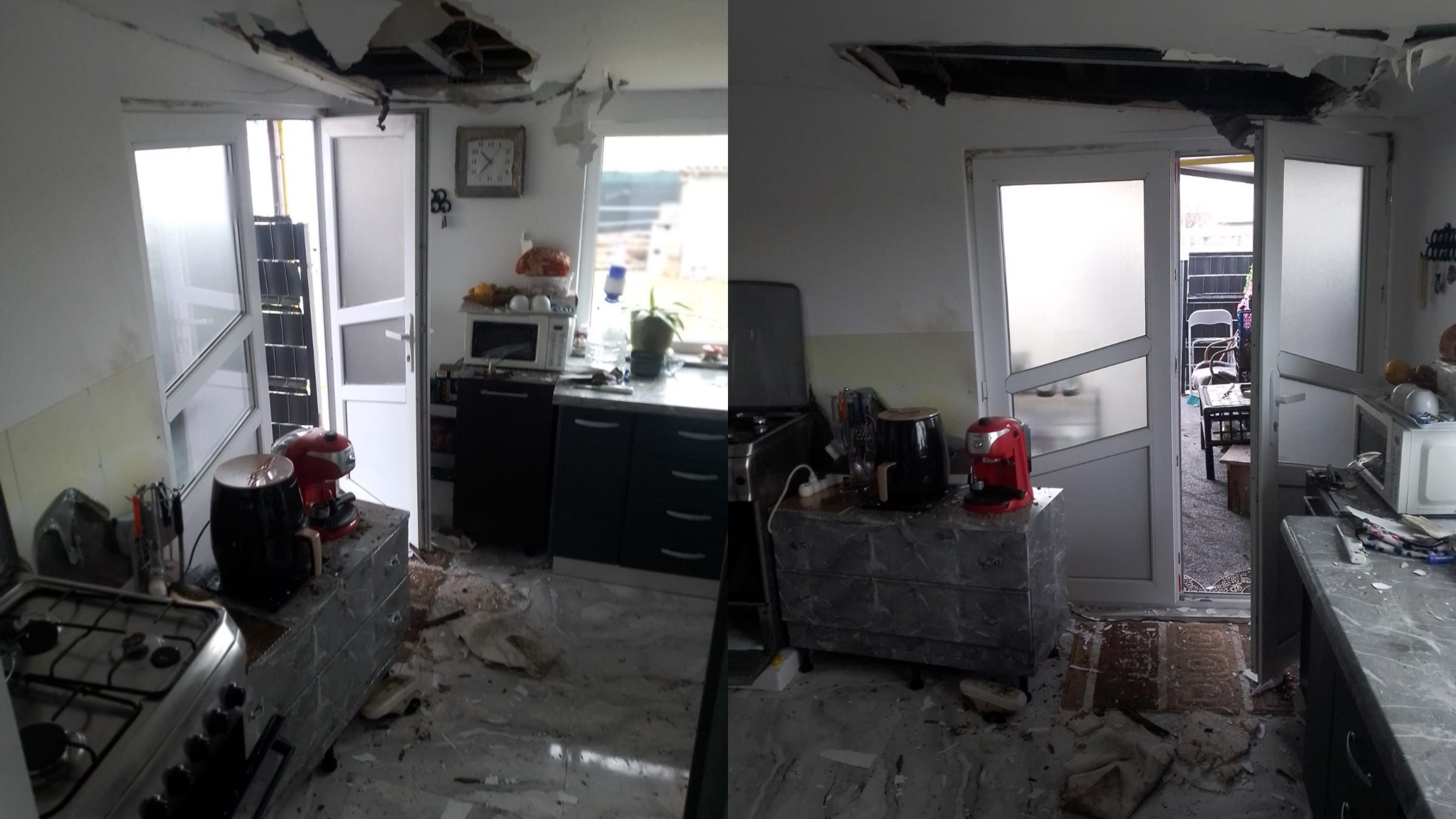 FOTO: Explozie la Drăgănești, Galați! Femeie transportată la spital cu arsuri pe jumătate din corp