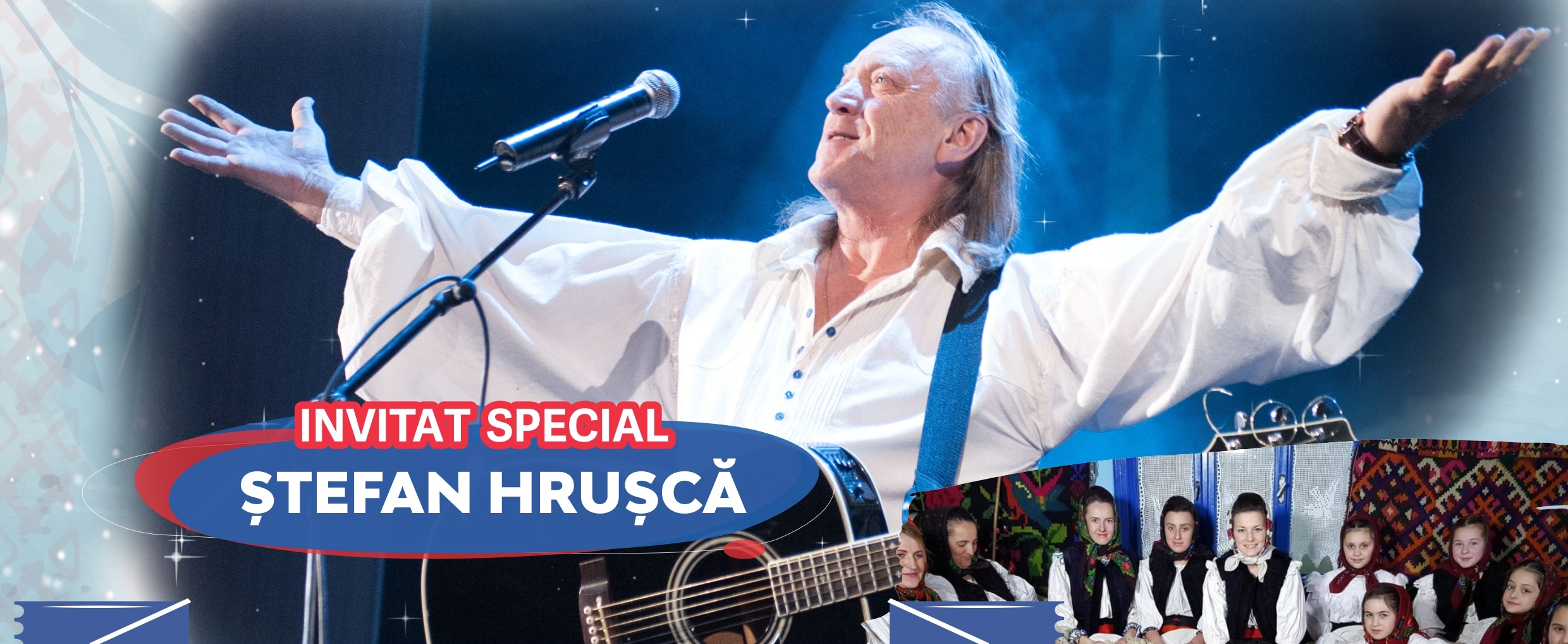 Ştefan Hruşcă, invitat special la Galaţi, la Festivalul de Datini şi Obiceiuri de Crăciun şi Anul Nou ”Tudor Pamfile”