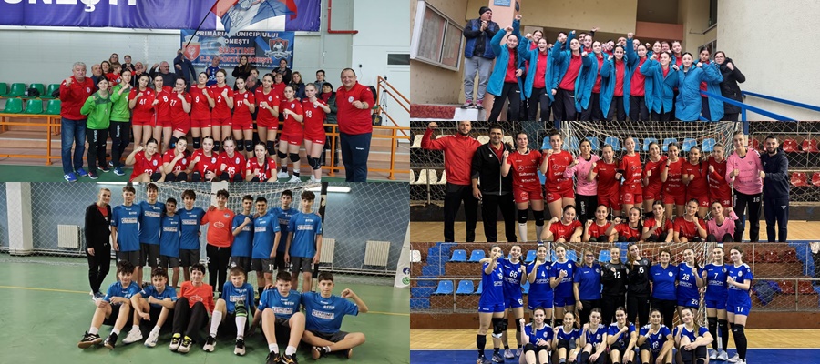Handbal juvenil: Junioarele 1 şi 2 de la CSM şi ACS Lucian Bute continuă seria victoriilor în grupa geografică. Juniorii 1 şi 2 de la CSŞ Galaţi au câştigat la rândul lor