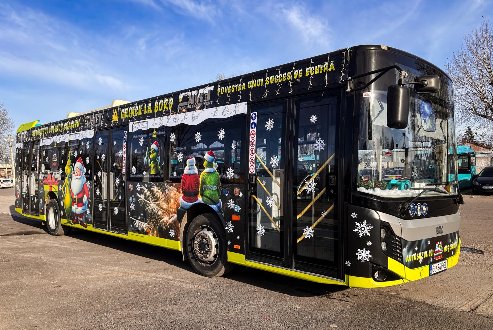 Autobuzul lui Moş Crăciun revine la Galaţi cu un traseu special