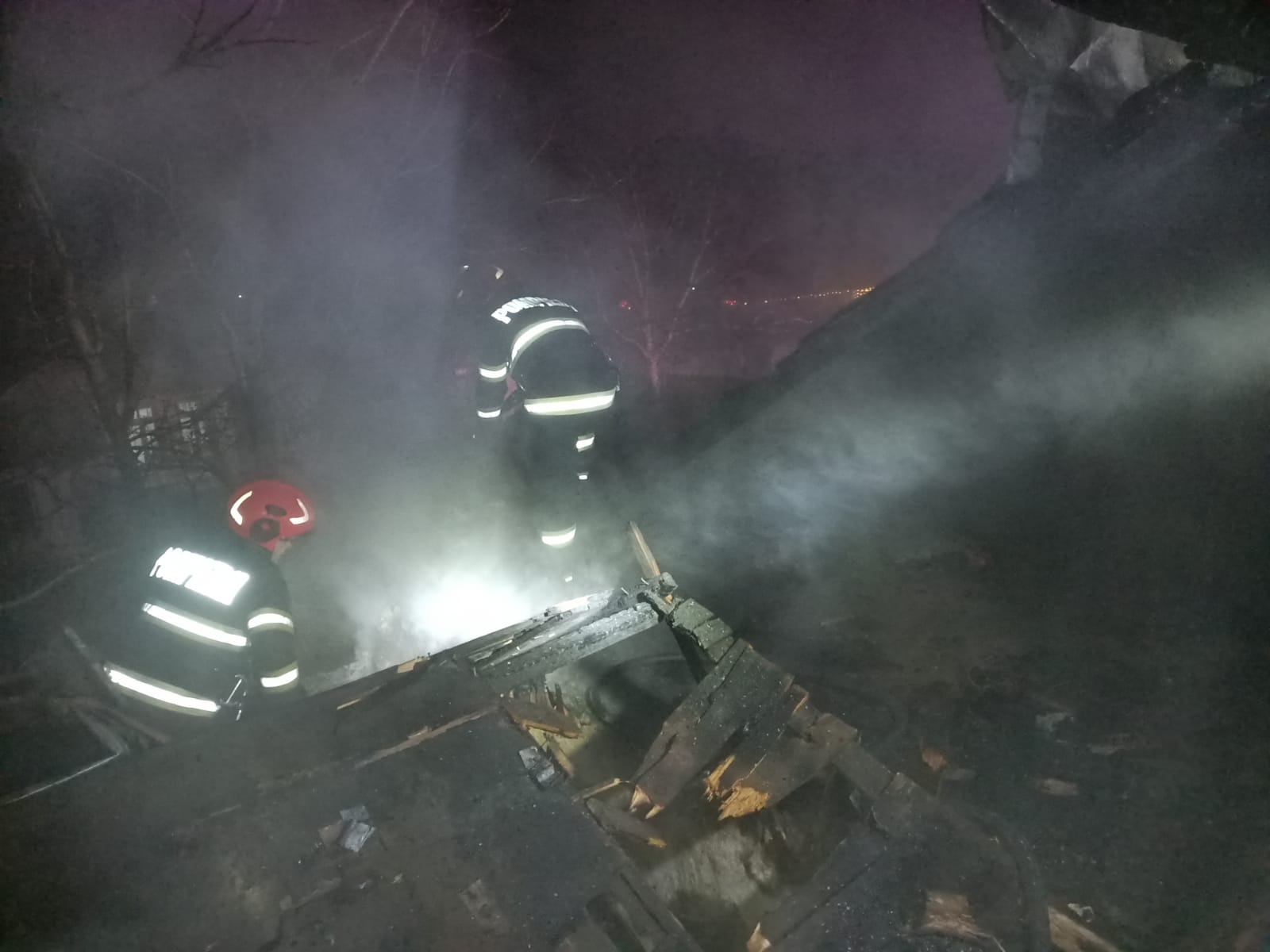 Incendiu în localitatea Bucești