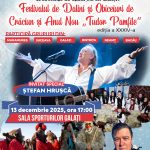 Festivalul de Datini şi Obiceiuri de la Galaţi: Ştefan Hruşcă aduce, sâmbătă, atmosfera caldă a Crăciunului de odinioară