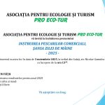 Închiderea proiectului INSTRUIREA PESCARILOR COMERCIALI, ŞANSA ZILEI DE MÂINE