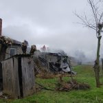 FOTO: Incendiu în localitatea Tudor Vladimirescu