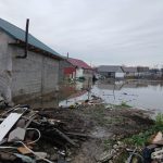 VIDEO: Curți inundate la Podoleni, Galați