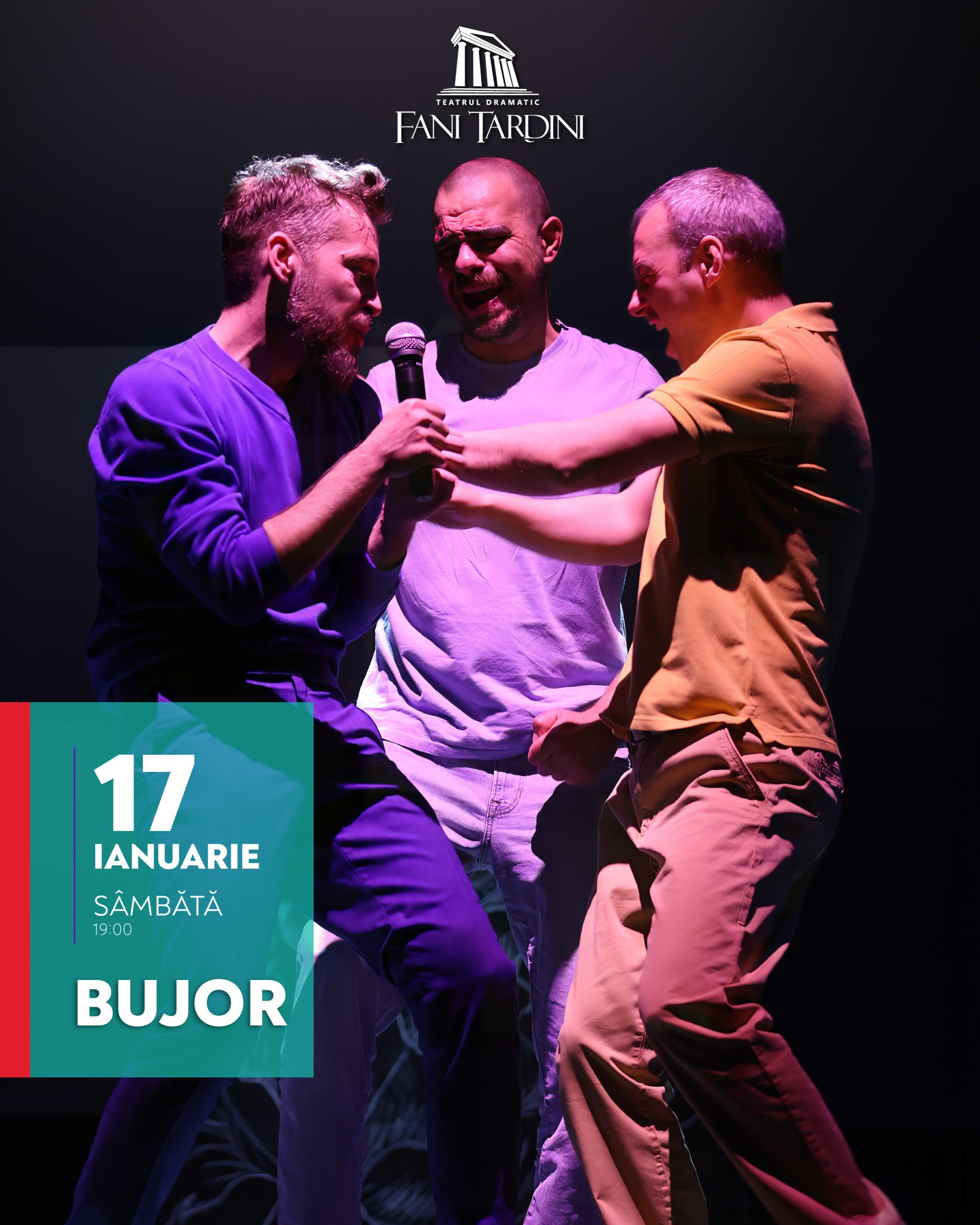 Două spectacole premiate la Teatrul „Fani Tardini” în weekend: „Regina nopţii” şi „Bujor”