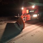 Atenţie, şoferi! Ninge în judeţul Galaţi