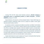 COMUNICAT DE PRESĂ
