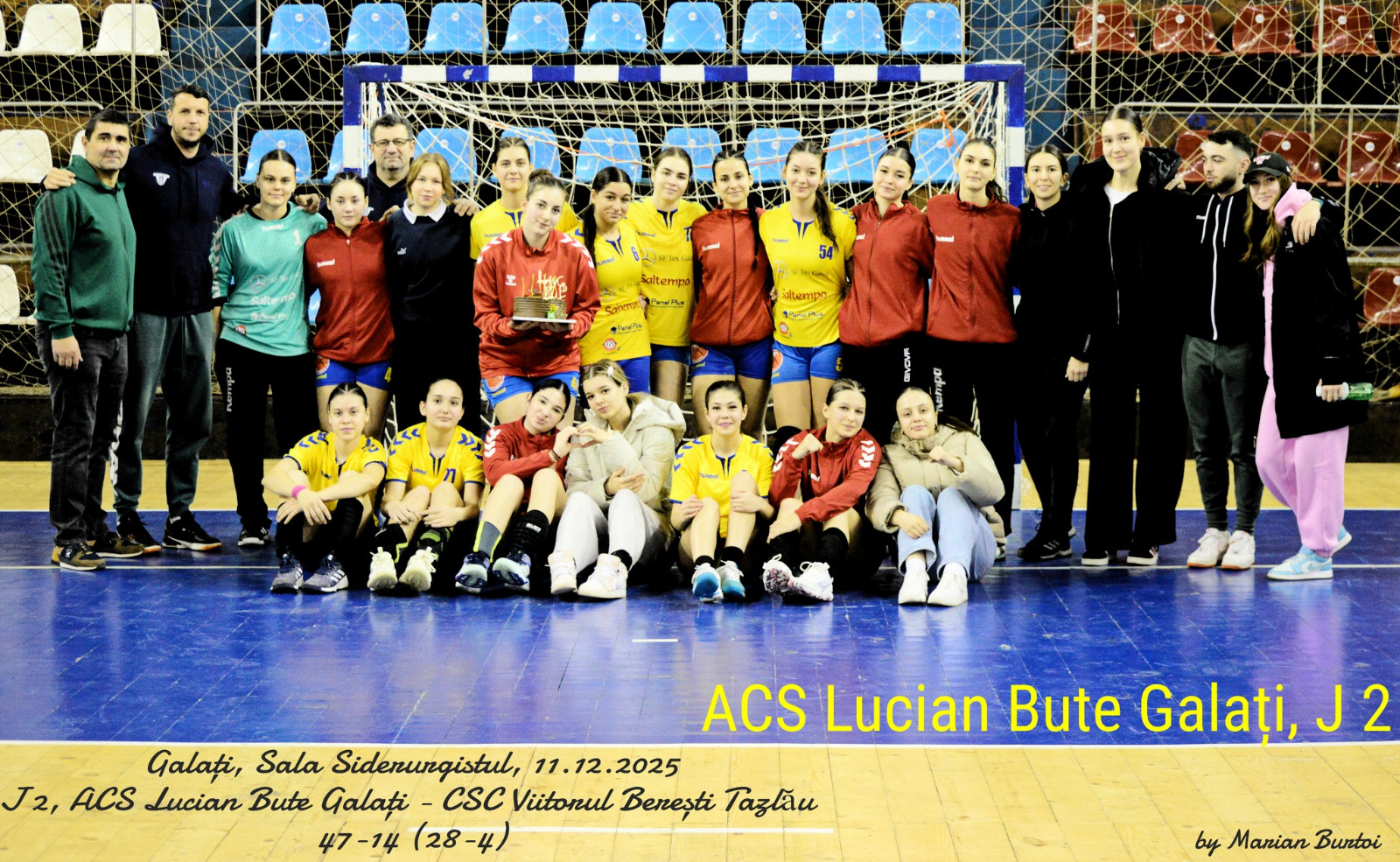 Handbal: Victorii pe linie pentru junioarele de la ACS Lucian Bute şi CSM Galaţi