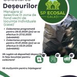 SP Ecosal Galaţi anunţă programul de colectare a deşeurilor pentru zona de case