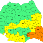 Judeţul Galaţi a intrat sub avertizare meteorologică COD GALBEN de ninsori viscolite şi strat de zăpadă